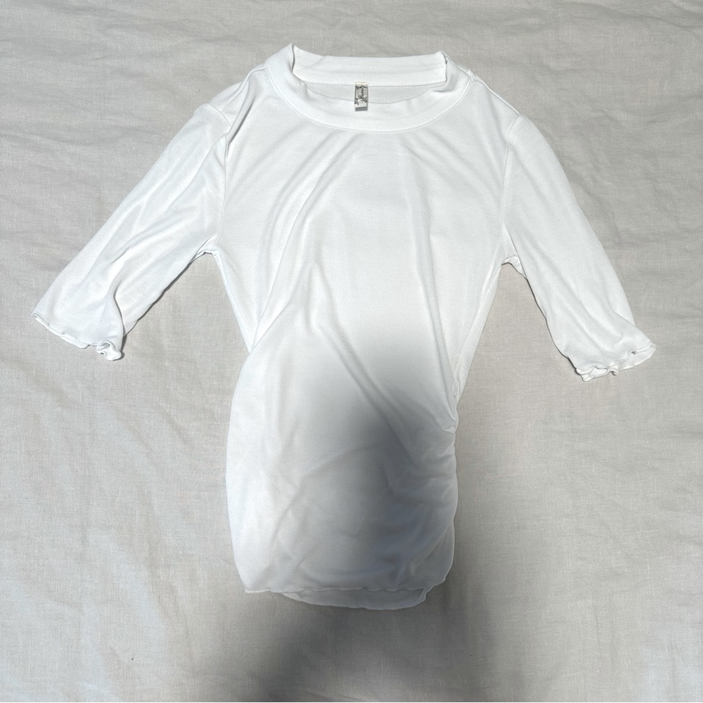 Free people womens quarter sleeve top.